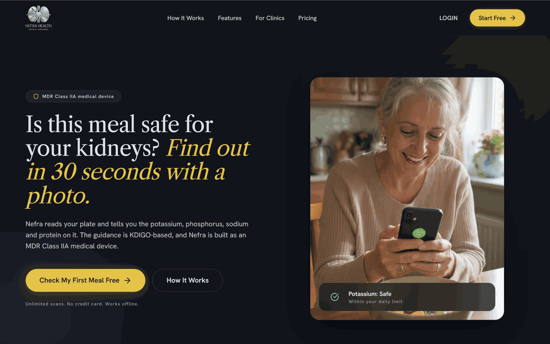 Nefra Health — screenshot