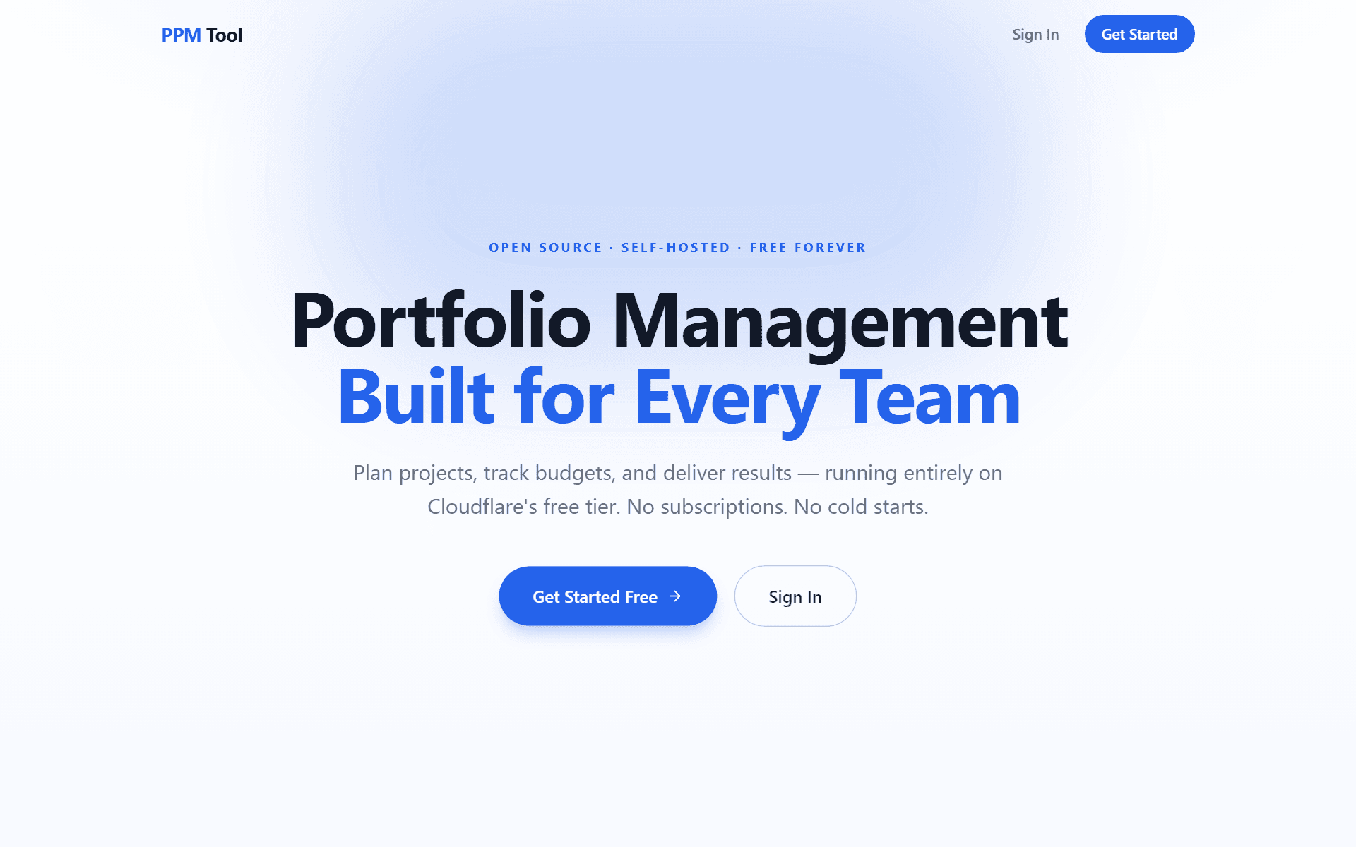 PPM Tool — screenshot